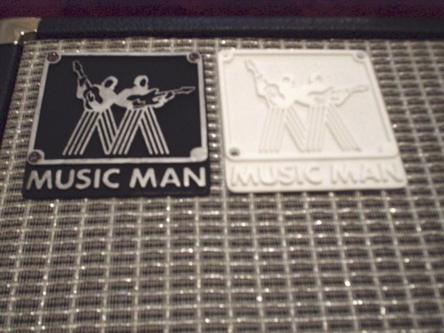 Music Man Plastic Logo Plate