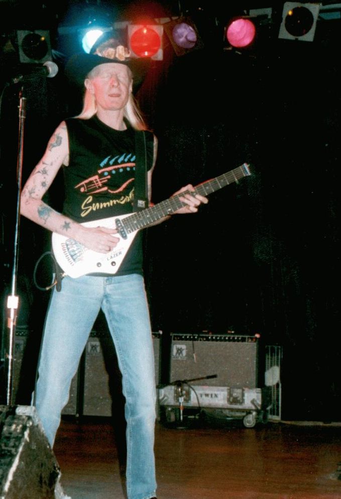 Johnny Winter & his Music Man Amps